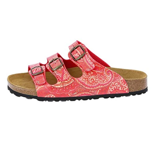 Zeitlich begrenztes Angebot: Lico BIOLINE LADY Damen Pantoletten, Rot/ Orange, 36 EU von 35.95 € auf 27.99 € (22% Rabatt)