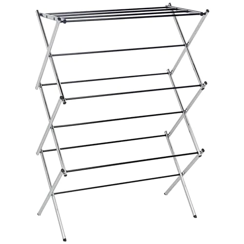 Oferta limitada: Amazon Basics Tendedero plegable para interiores, acabado cromado de 29.11 € a 29.11 € (ahorro 0.00%)