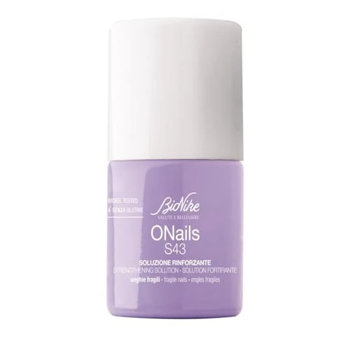 Offerta a tempo: Bionike Onails - S43 Soluzione Rinforzante per Unghie Fragili che Si Spezzano, con Cheratina, Zinco e Magnesio, Rinforza e Protegge l'Unghia e Riduce Rotture e Sfaldamenti, 11 ml - 36% da 14.90 € a 9.49 €