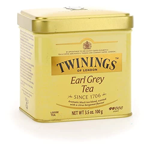 Begrenztes Angebot: Twinings Earl Grey Tee lose in der TeeDose Schwarzer Tee mit feinstem Bergamotte Aroma erfrischender Schwarztee aus China 2er Pack x 100 g, Neutral, 200 gramm, (Pack of 2) von 18.94 EUR auf 18.94 EUR (Rabatt 0%)