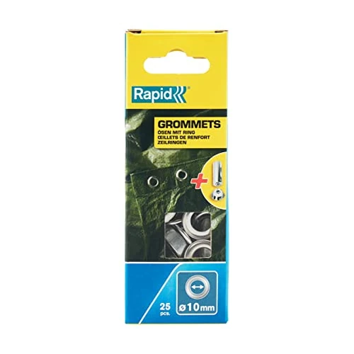 Limited-time offer: Rapid Grommets for Reinforcing Holes, 10 x 21 mm, 5000412-25 Pieces from $21.49 to $21.49 (save 0.00%)