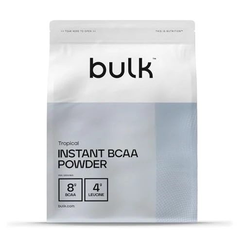 Bulk BCAA Instantáneos en Polvo, Tropical, 1 kg, 100 dosis