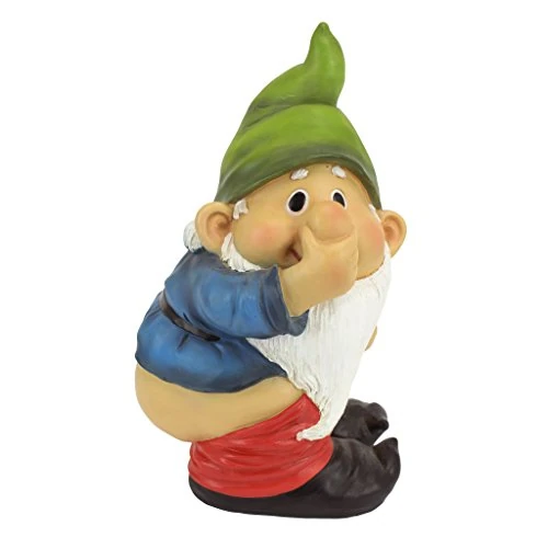 Offre limitée : Design Toscano QM2432400 Garden Gnome Statue - Stinky Jardin Gnome - Méchant Gnomes - Mooning Gnomes Statues de 22.69 EUR à 22.69 EUR (remise 0%)