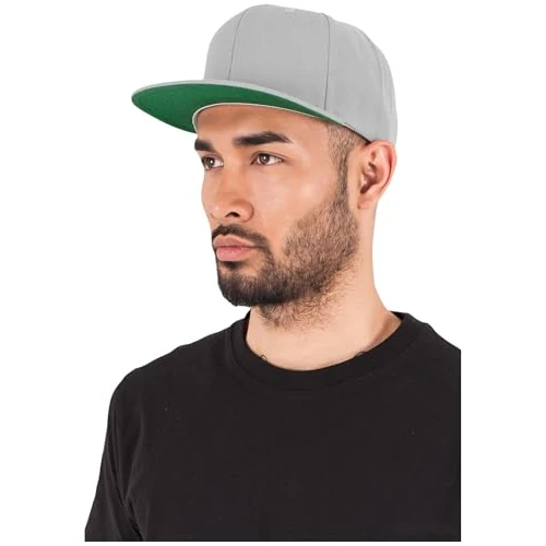 Limited-time offer: Flexfit Unisex Hat Classic Snapback Cap - Silver, One Size from 12.24 GBP to 12.24 GBP (save 0%)