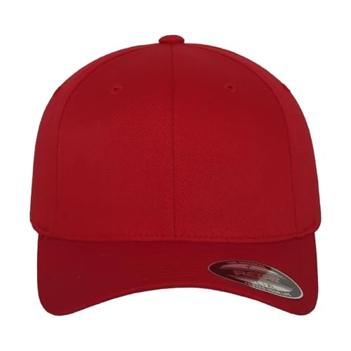 Oferta limitada: Flexfit 6277-Flexfit Wooly Combed Gorra de béisbol Unisex adulto, Rojo (red), S-M de 15.90 € a 11.99 € (ahorro 25%)