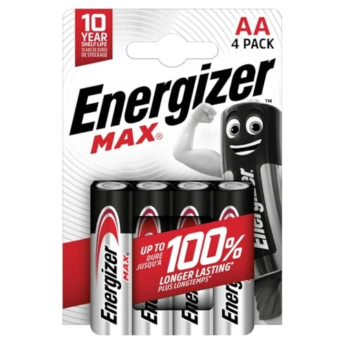 Limited offer: Alkaline Battery AA 1.5 V Max 4-Blister from 4.40 EUR to 2.97 EUR (save 33%)