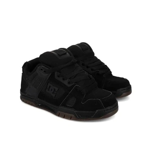DC Shoes Herren Stag Schuh, Black/Gum, 42 EU