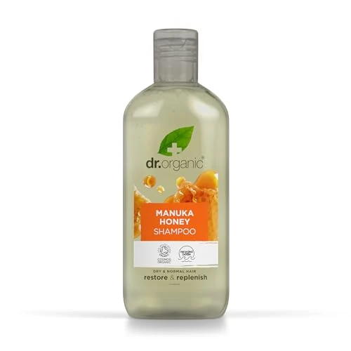 Oferta ograniczona: Dr Organic Manuka Honey szampon, regenerujący, suche włosy, naturalny, wegetariański, wolny od okrucieństwa, nie zawiera parabenów i SLS, nadaje się do recyklingu i recyklingu plastik związany z z 31.32 EUR na 31.32 EUR (znizka 0%)