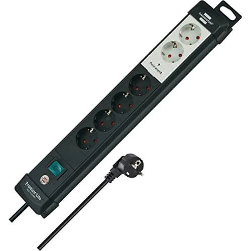Offerta a tempo: Brennenstuhl 1951160600 multiprise 3 m 6 sortie(s) CA Noir - 49% da 27.17 € a 13.82 €