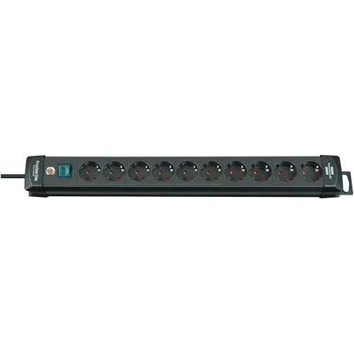Offerta a tempo: Brennenstuhl BN-1951100100, Multipresa con interruttore, colore: Nero - 58% da 27.58 € a 11.61 €
