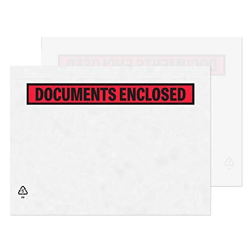 Limited-time offer: Blake Packaging - Document Enclosed Wallet C5 (235 x 175mm) - Pack of 1000 - C5 Plastic Wallets - Confidential Documents - Peel & Seal Plastic for Address/Invoice/Shipping Labels (PDE42) from 25.99 £ to 22.99 £ (save 12%)