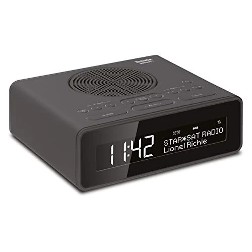 TechniSat TECHNIRADIO Compact Alarm Clock Radio, 0000/4981 DAB+ DigitRadio 51