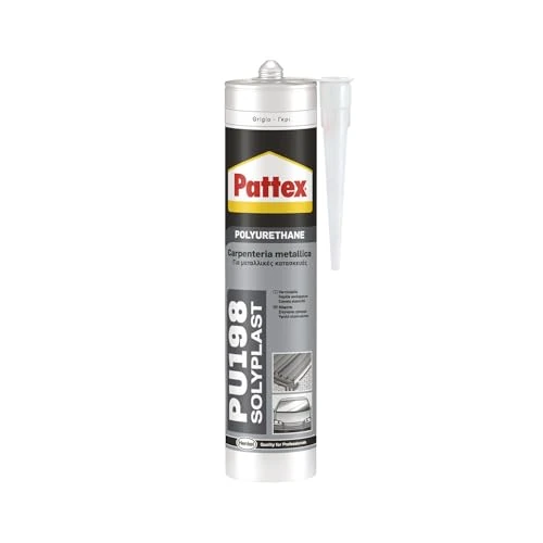 Offerta a tempo: Pattex PU 198, Sigillante Poliuretanico Grigio, 310 ml - 30% da 12.90 € a 8.99 €