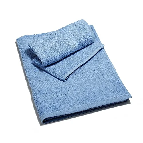 Oferta limitada: Caleffi – Juego de Toallas Baño 100% Algodón – Set 2 Piezas: 1 Toalla Lavabo 50x100 cm + 1 Toalla Invitado 40x60 cm – Suaves, Absorbentes y Lavables - Toallas Baño Completo - Ducha de 11.40 EUR a 11.40 EUR (ahorro 0%)