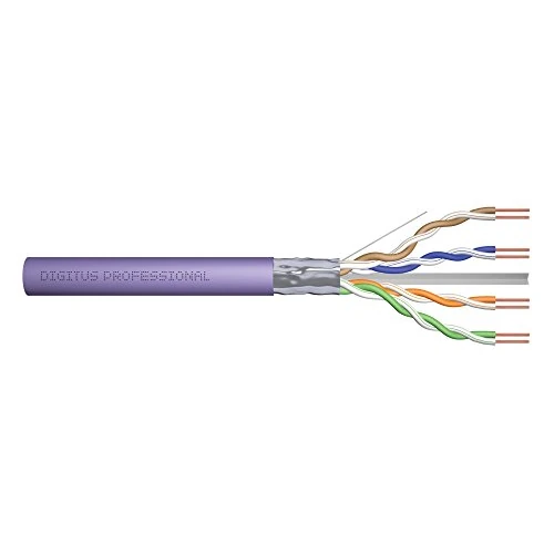 Zeitlich begrenztes Angebot: DIGITUS 100 m Cat 6 Netzwerkkabel - F-UTP Simplex - BauPVO Eca - LSZH Halogenfrei - 250 MHz Kupfer AWG 23/1 - PoE+ Kompatibel - LAN Kabel Verlegekabel Ethernet Kabel - Violett von 69.90 € auf 64.90 € (7% Rabatt)