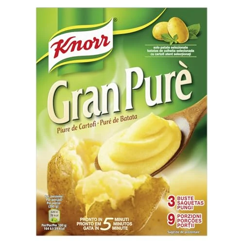 Offerta a tempo: Knorr Gran Purè, Piatti Pronti Knorr con Patate da Agricoltura Sostenibile — 28% da 1,89 € a 1,36 €
