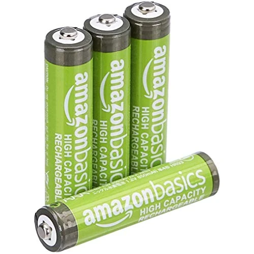 Offre limitee: Amazon Basics Lot de 4 piles rechargeables AAA NiMH haute capacité, 850 mAh, 1,2 V, rechargeables 500 fois, préchargées de 6.91 EUR a 6.91 EUR (economie 0%)