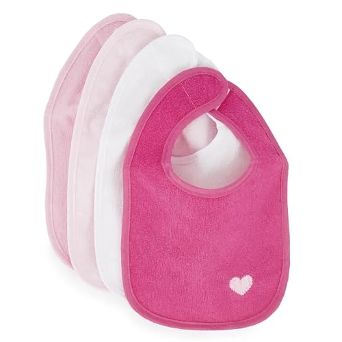 Zeitlich begrenztes Angebot: Bieco Baby Lätzchen, 4er Pack mit Klettverschluss in tollen Farben für Junge und Mädchen, Klettverschluss und doppelseitig mit außen Baumwolle, abwaschbar und wasserdicht, Kinderlätzchen von 9.99 € auf 9.99 € (0.00% Rabatt)