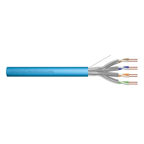 Zeitlich begrenztes Angebot: DIGITUS Netzwerk-Kabel Cat-6A 100m U-FTP Verlege-Kabel Simplex Eca LSZH-1 500 MHz AWG 23/1 Kupfer Blau von 73.98 € auf 69.90 € (6% Rabatt)