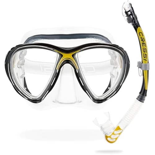 Limited offer: Cressi Premium Quality Snorkeling Adult Set - Big Eyes Evolution & Alpha Ultra Dry: made in Italy from 78.34 EUR to 78.34 EUR (save 0%)