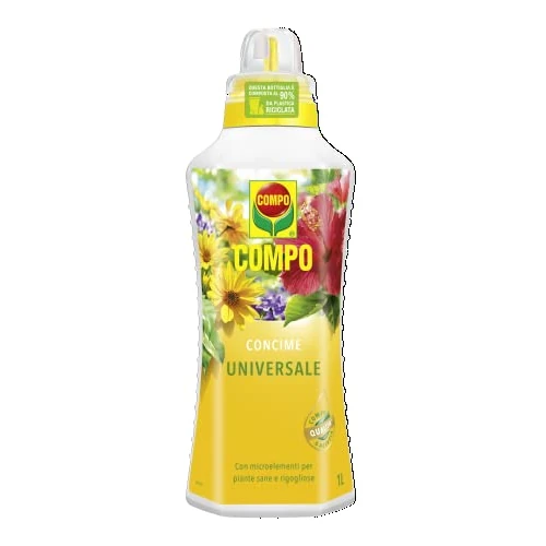 Offerta a tempo: COMPO Concime Liquido Universale, Con Microelementi, Per piante sane e rigogliose, 1l - 23% da 12.40 € a 9.60 €