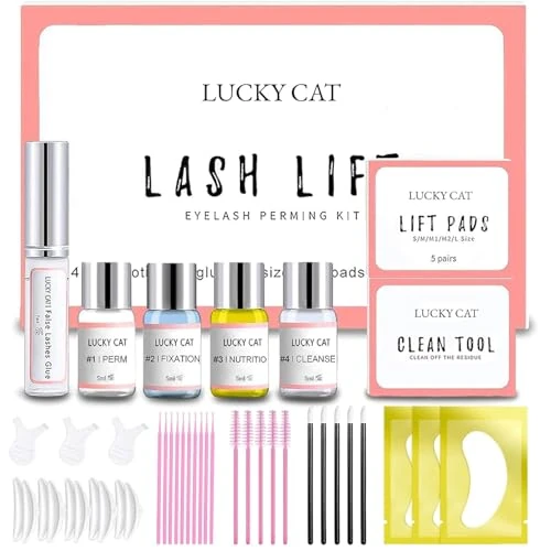 Offerta a tempo: Kit Laminazione Ciglia, 2025 Aggiornato Kit Permanente per Ciglia Lifting Set, Professionale Lash Lift Kit, Kit per l'estensione delle Ciglia, Durata 6-8 Settimane, Ideale per Salone e Domestico - 47% da 29.99 € a 15.99 €