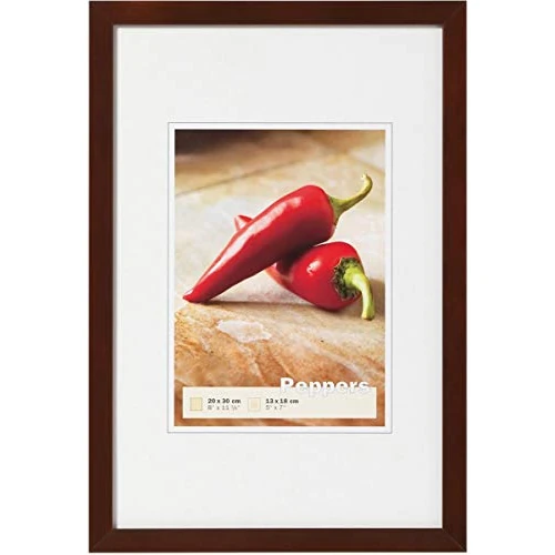 Walther Design Walther Cadre Photo Design Noyer 40 x 60 cm Peppers Cadre en Bois BP460N