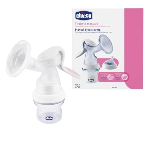 Offerta a tempo: Chicco Natural Feeling Tiralatte Manuale, Confortevole e Veloce, con Estrazione del Latte Facilitata - 47% da 44.90 € a 23.90 €