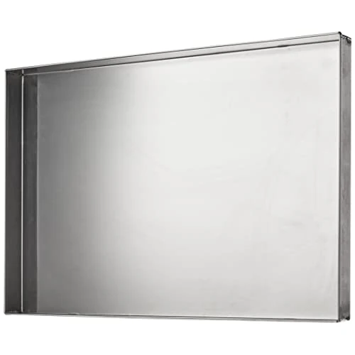 Offerta a tempo: Pentole Agnelli, COAL49/4D60, Teglia Rettangolare con Bordi Dritti, Alluminio, Bianco - 40% da 49.72 € a 30.05 €