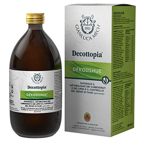 Oferta limitada: Gianluca Mech - Dekosilhue, Suplemento Alimenticio Keto de 500 ml, Apoya el Equilibrio del Peso y el Metabolismo de los Lípidos, con Gymnema Silvestre y Mate, Vegano de 24.90 EUR a 24.90 EUR (ahorro 0%)