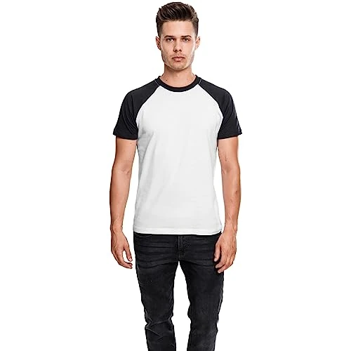 Offerta a tempo: Urban Classics Raglan Contrast Tee, Maglietta Uomo — 7% da 12,90 € a 11,99 €