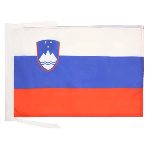 Offerta a tempo: AZ FLAG Bandiera Slovenia 45x30 cm - Bandierina Slovena 30x45 cm Cordicelle - 17% da 5.95 € a 4.95 €