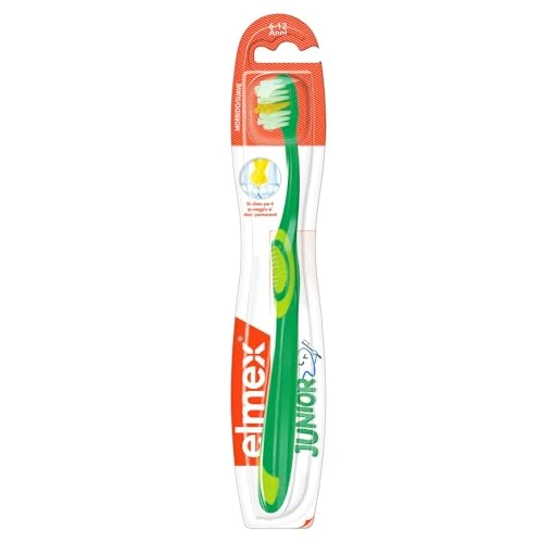 Elmex Junior Toothbrush 6-12 years, Assorted Colors