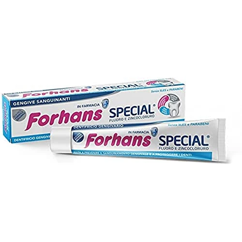 Forhans Tandpasta met zinkchloride, antiseptisch en antibacterieel, voorkomt gingivitis en parodontitis, 100 ml