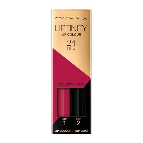 Zeitlich begrenztes Angebot: Max Factor Lipfinity 335 Just in Love, 1er Pack (2 x 2 ml) von 13.49 € auf 9.31 € (31% Rabatt)