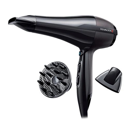 Zeitlich begrenztes Angebot: Remington Haartrockner Profi Ionen Pro-Air (2300 W, 130km/h, leistungsstarker & langlebiger AC-Motor mit echter Kaltstufe, 3 Heiz- und 2 Gebläsestufen, zwei Stylingdüsen + Diffusor), AC5999 von 33.98 € auf 32.49 € (4% Rabatt)