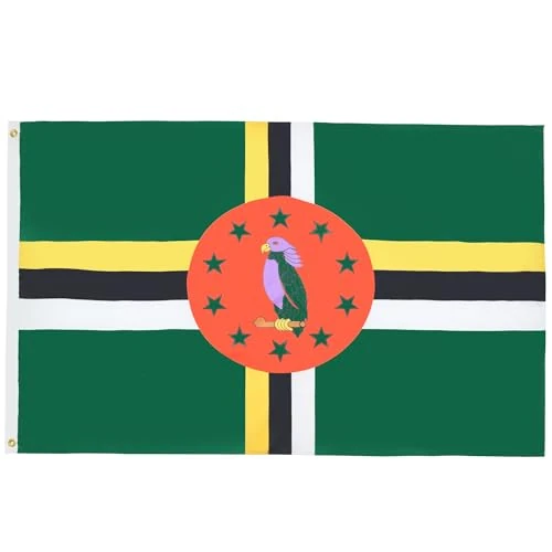 Offerta a tempo: AZ FLAG Bandiera Dominica 90x60 cm Dominicense Poliestere 100D 2 Occhielli - 52% da 9.95 € a 4.82 €
