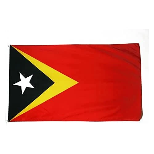 Offre limitée : AZ FLAG - Drapeau Timor Oriental - 90x60 cm - Drapeau Timorais 100% Polyester Avec Oeillets Métalliques Intégrés - Pavillon 50 g de 6.86 EUR à 6.86 EUR (remise 0%)