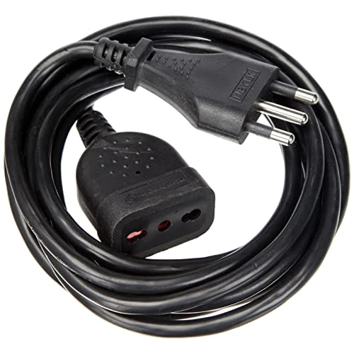 Limited offer: Electraline 46121 Extension Cable, Length: 3 m, Switchsocket Outlet 16 Amp Cable Cross Section 3 x 1 mm, Black from 10.11 USD to 10.11 USD (save 0%)