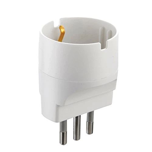 Oferta limitada: Electraline 71916 - Adaptador Schuko, Plug 10A 230V, Matt White, color: blanco de 7.09 € a 7.09 € (ahorro 0.00%)