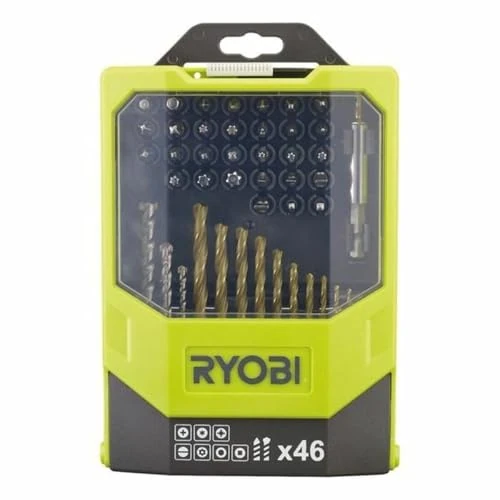 Offerta a tempo: Ryobi Set di 46 punte e punte da trapano - 33% da 28.32 € a 19.00 €