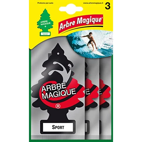 Tijdelijke aanbieding: Arbre Magique, Auto-luchtverfrisser, intensieve en gestructureerde geur, houdbaarheid tot 7 weken, gemaakt in Italië, multipack met 3 stuks. van 13.33 € naar 13.33 € (0.00% korting)