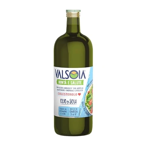 Offerta a tempo: Valsoia, Olio di Soia per Condire, 1L - 22% da 5.99 € a 4.69 €