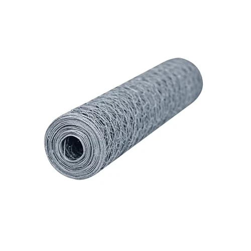 Offerta a tempo: Windhager Recinzione Metallica zincata per Piccoli Animali, per lepri e polli, Copertura per grondaia, Larghezza Maglie 25 mm, 10 x 0,5 m x 0,7 mm - 35% da 19.99 € a 12.99 €