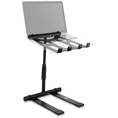 Offerta a tempo: Pyle Supporto Portatile Pieghevole per Laptop, Angolo e Altezza Regolabili, Vassoio Antiscivolo per Tablet, DJ Mixer, Lavoro, Gaming e Uso Domestico - 0.00% da 44.63 € a 44.63 €