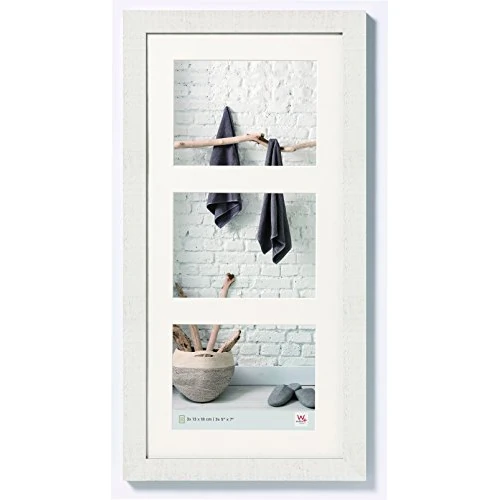 Offerta a tempo: walther design Cornice Bianco Polare 3X 13x18 cm Galleria con passe-partout, Home Cornice in Legno HO338V - 18% da 18.24 € a 14.99 €