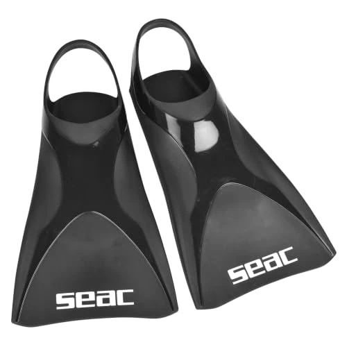 Oferta limitada: SEAC Atom Aletas Cortas de natación para Entrenamientos en la Piscina y en el mar, Negro, L de 39.02 € a 39.02 € (ahorro 0.00%)