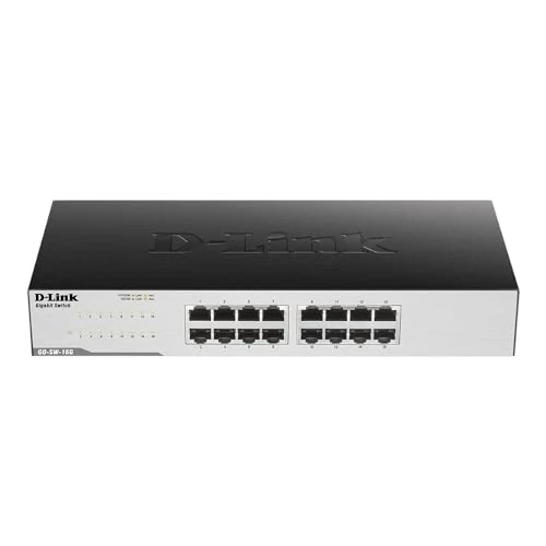 Offerta a tempo: D-Link GO-SW-16G Gigabit Easy Ethernet Gigabit Desktop Switch, nero - 0.00% da 62.35 € a 62.35 €