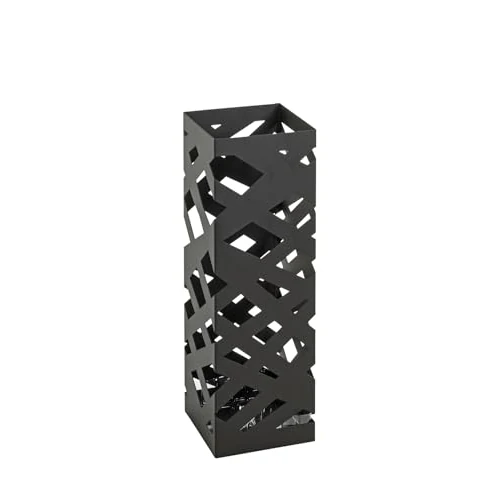 Offerta a tempo: HAKU Möbel Portaombrelli nero, metallo - Dim. L 16 cm x A 48 cm x P 16 cm, Stile Moderno - 38% da 54.95 € a 34.18 €