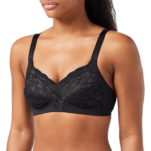 Triumph Damen BH Delicate Doreen N, ohne Bügel, ohne Polsterung, Verstellbare Träger, 90B, Schwarz